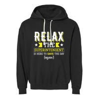 Superintendent – Superintendent Office Supervisor Supervisor Garment-Dyed Fleece Hoodie