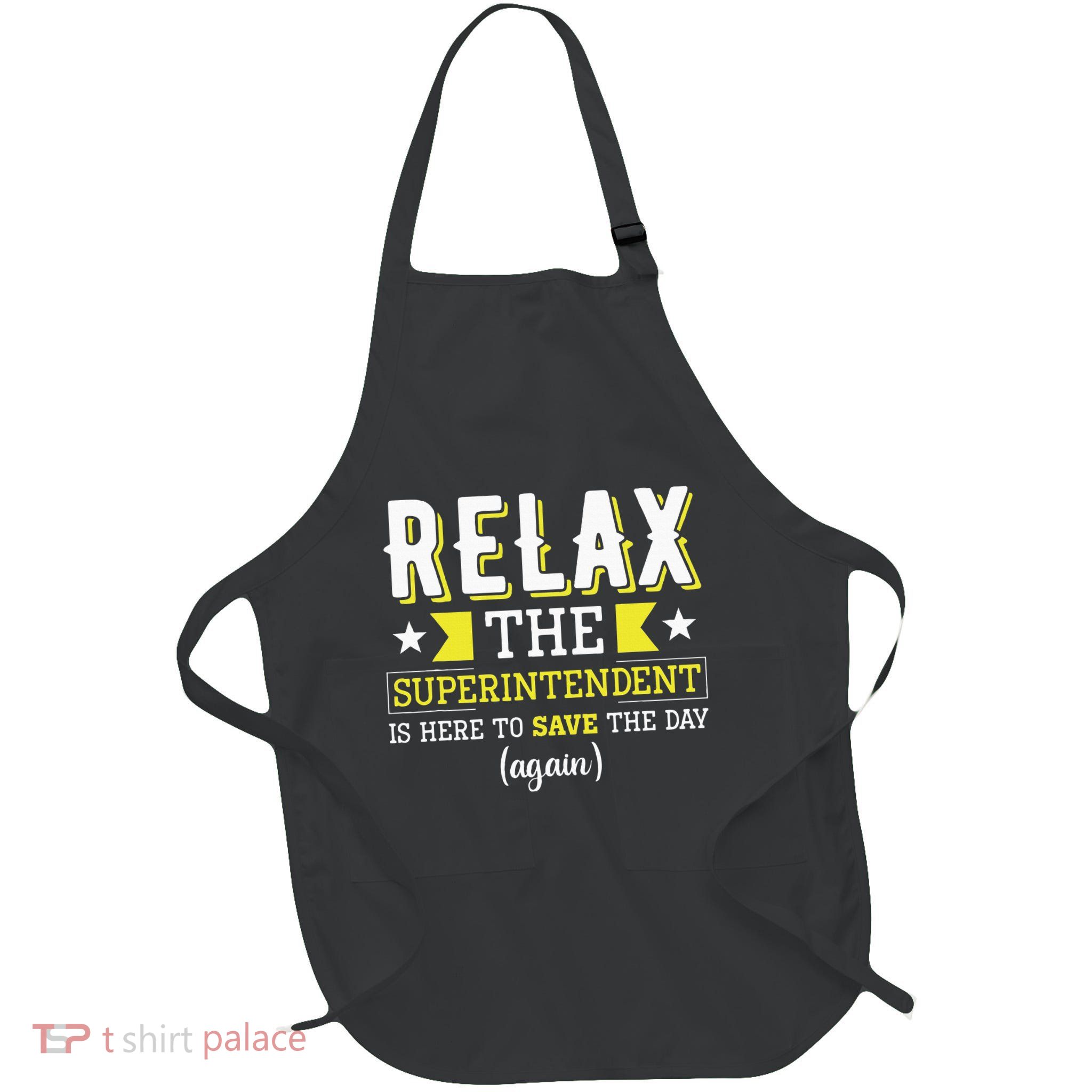 Superintendent – Superintendent Office Supervisor Supervisor Full-Length Apron With Pockets