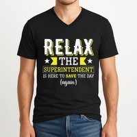Superintendent – Superintendent Office Supervisor Supervisor V-Neck T-Shirt