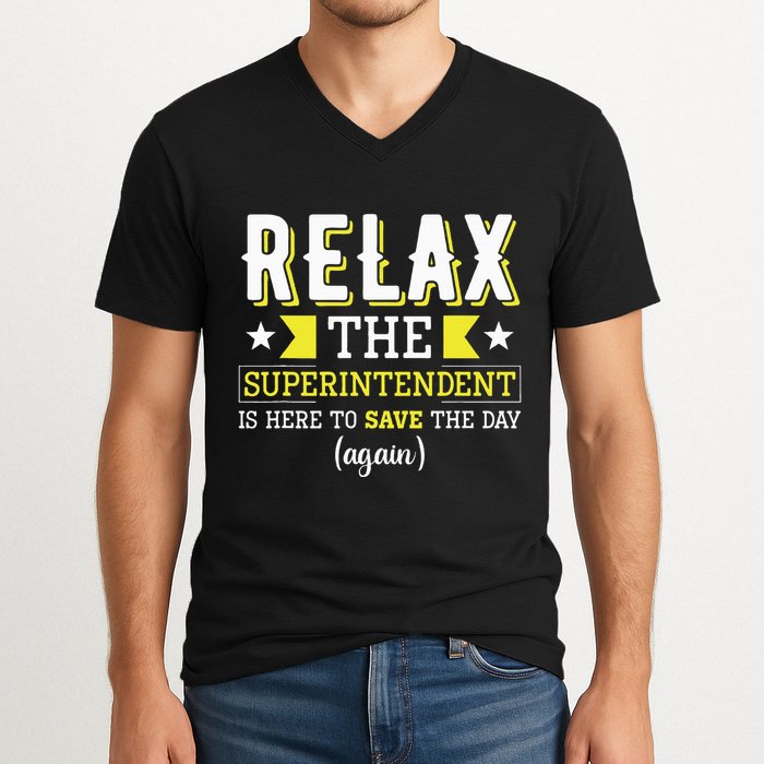 Superintendent – Superintendent Office Supervisor Supervisor V-Neck T-Shirt