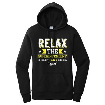 Superintendent – Superintendent Office Supervisor Supervisor Women's Pullover Hoodie