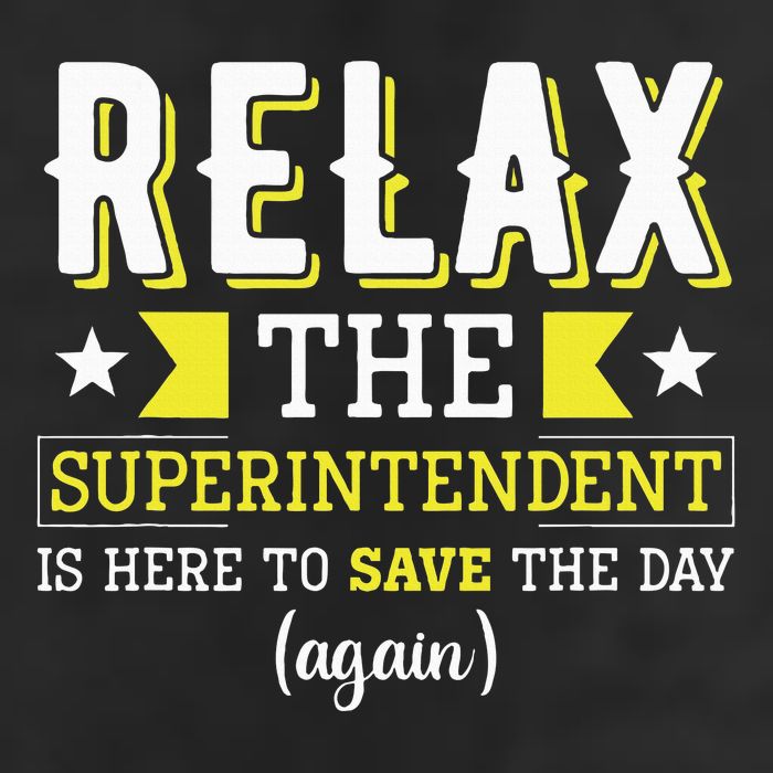 Superintendent – Superintendent Office Supervisor Supervisor Crop Fleece Hoodie