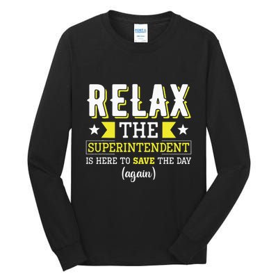 Superintendent – Superintendent Office Supervisor Supervisor Tall Long Sleeve T-Shirt