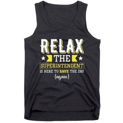 Superintendent – Superintendent Office Supervisor Supervisor Tank Top