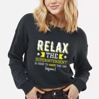 Superintendent – Superintendent Office Supervisor Supervisor Cropped Pullover Crew