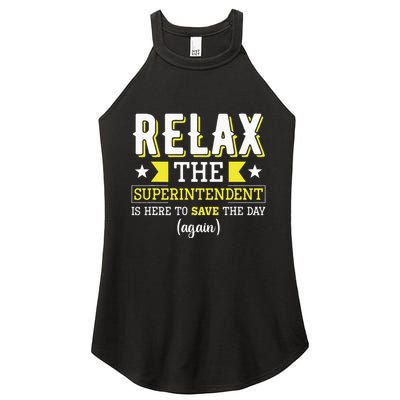 Superintendent – Superintendent Office Supervisor Supervisor Women's Perfect Tri Rocker Tank