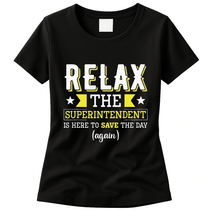 Superintendent – Superintendent Office Supervisor Supervisor Womens T-Shirt