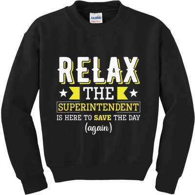 Superintendent – Superintendent Office Supervisor Supervisor Kids Sweatshirt