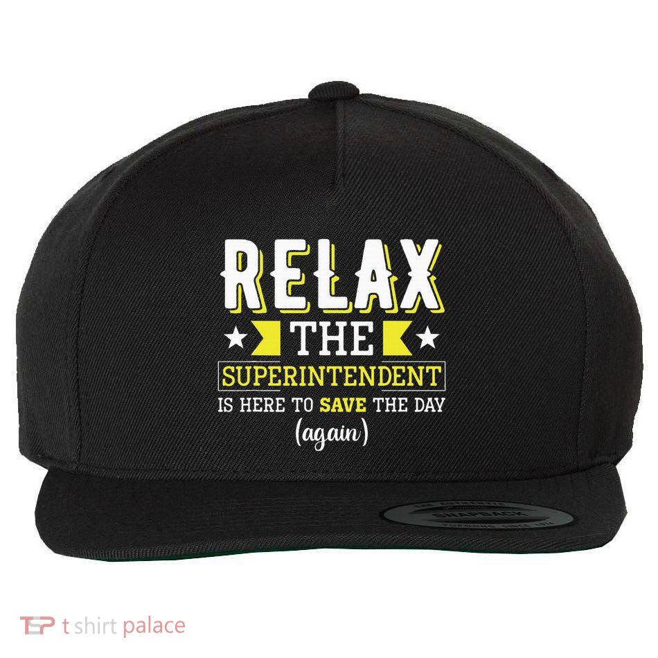 Superintendent – Superintendent Office Supervisor Supervisor Wool Snapback Cap