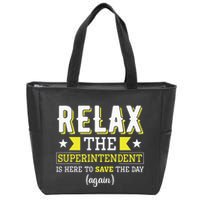 Superintendent – Superintendent Office Supervisor Supervisor Zip Tote Bag