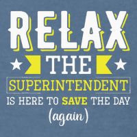 Superintendent – Superintendent Office Supervisor Supervisor Garment-Dyed Sweatshirt