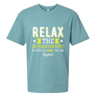 Superintendent – Superintendent Office Supervisor Supervisor Sueded Cloud Jersey T-Shirt