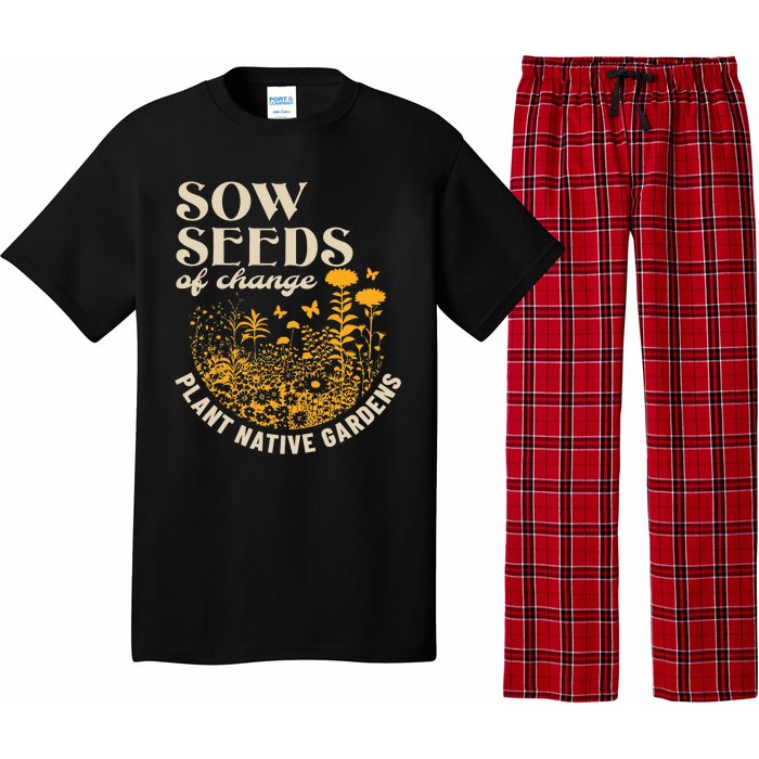 Sow Seeds Of Change Plant Native Gardens Pajama Set