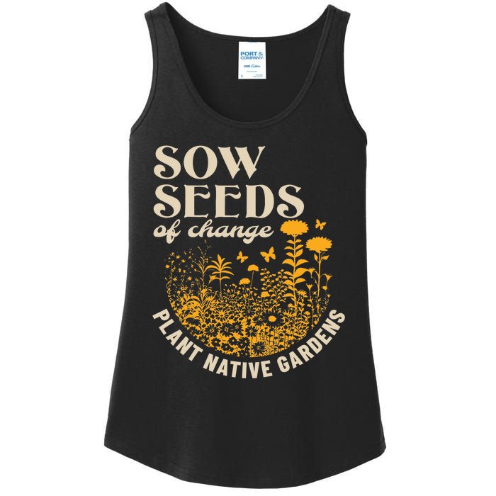 Sow Seeds Of Change Plant Native Gardens Ladies Essential Tank