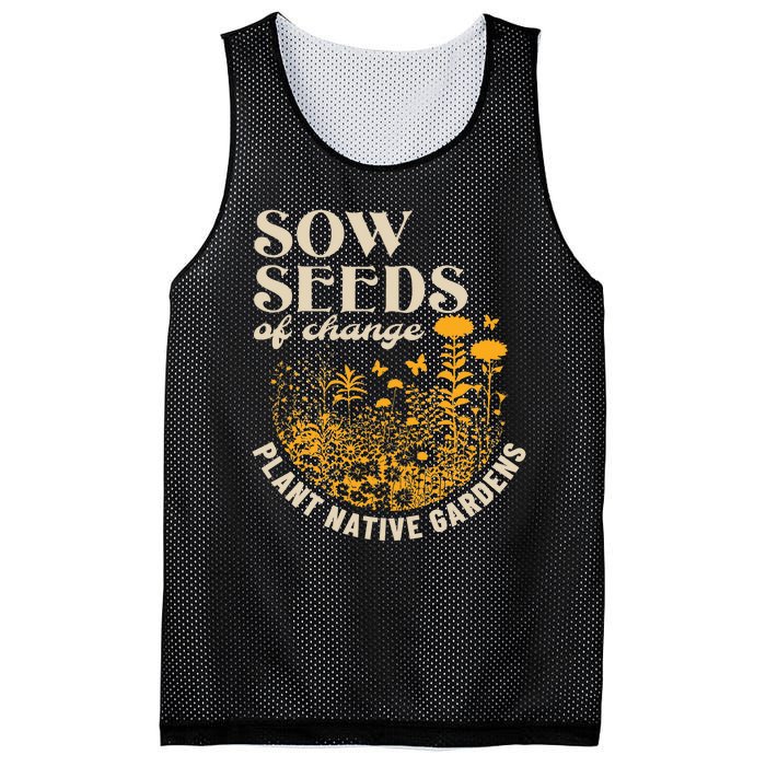 Sow Seeds Of Change Plant Native Gardens Mesh Reversible Basketball Jersey Tank