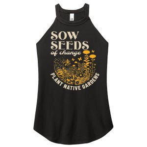 Sow Seeds Of Change Plant Native Gardens Women's Perfect Tri Rocker Tank