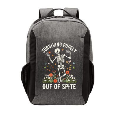 Skeleton Surviving Out Of Spite Alive Out Of Spite Vector Backpack
