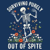 Skeleton Surviving Out Of Spite Alive Out Of Spite 16 in Basic Backpack