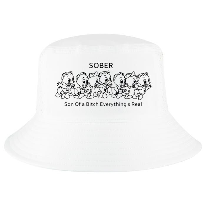 Sober Son Of A Bitch Everything's Real Cool Comfort Performance Bucket Hat