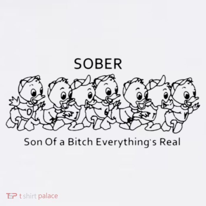 Sober Son Of A Bitch Everything's Real Garment-Dyed Heavyweight T-Shirt