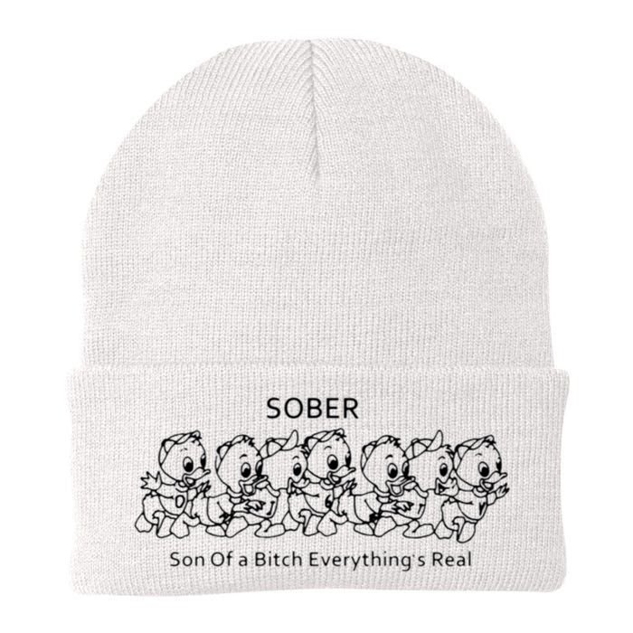 Sober Son Of A Bitch Everything's Real Beanie