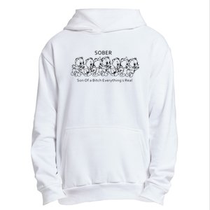 Sober Son Of A Bitch Everything's Real Urban Pullover Hoodie