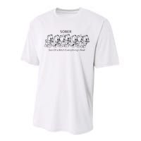 Sober Son Of A Bitch Everything's Real Performance Sprint T-Shirt