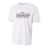 Sober Son Of A Bitch Everything's Real Youth Performance Sprint T-Shirt