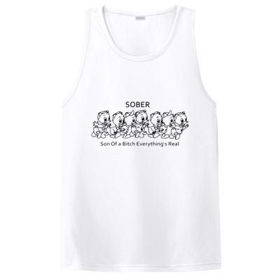 Sober Son Of A Bitch Everything's Real PosiCharge Competitor Tank