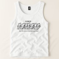 Sober Son Of A Bitch Everything's Real Tank Top
