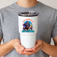 Stay Strapped Or Get Clapped George Washington 4th Of July Tumbler