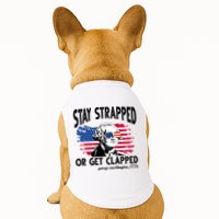 Stay Strapped Or Get Clapped George Washington 1776 Doggie Tank