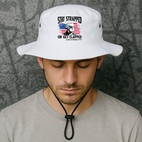 Stay Strapped Or Get Clapped George Washington 1776 Bucket Hat