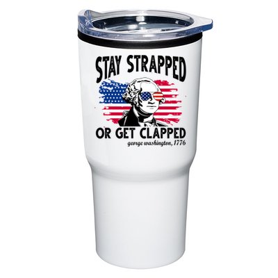 Stay Strapped Or Get Clapped George Washington 1776 Tumbler