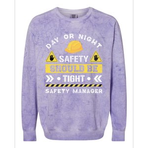 Security Safety Officer Security Officer Safety Ager Meaningful Gift Colorblast Crewneck Sweatshirt