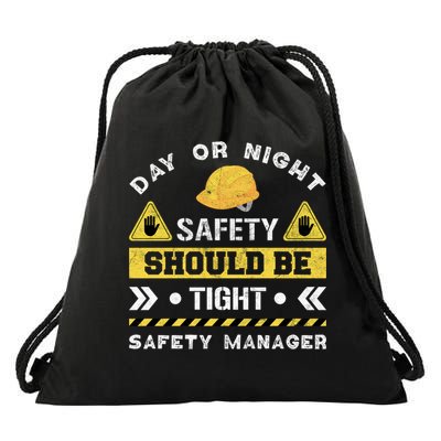 Security Safety Officer Security Officer Safety Ager Meaningful Gift Drawstring Bag