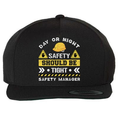 Security Safety Officer Security Officer Safety Ager Meaningful Gift Wool Snapback Cap