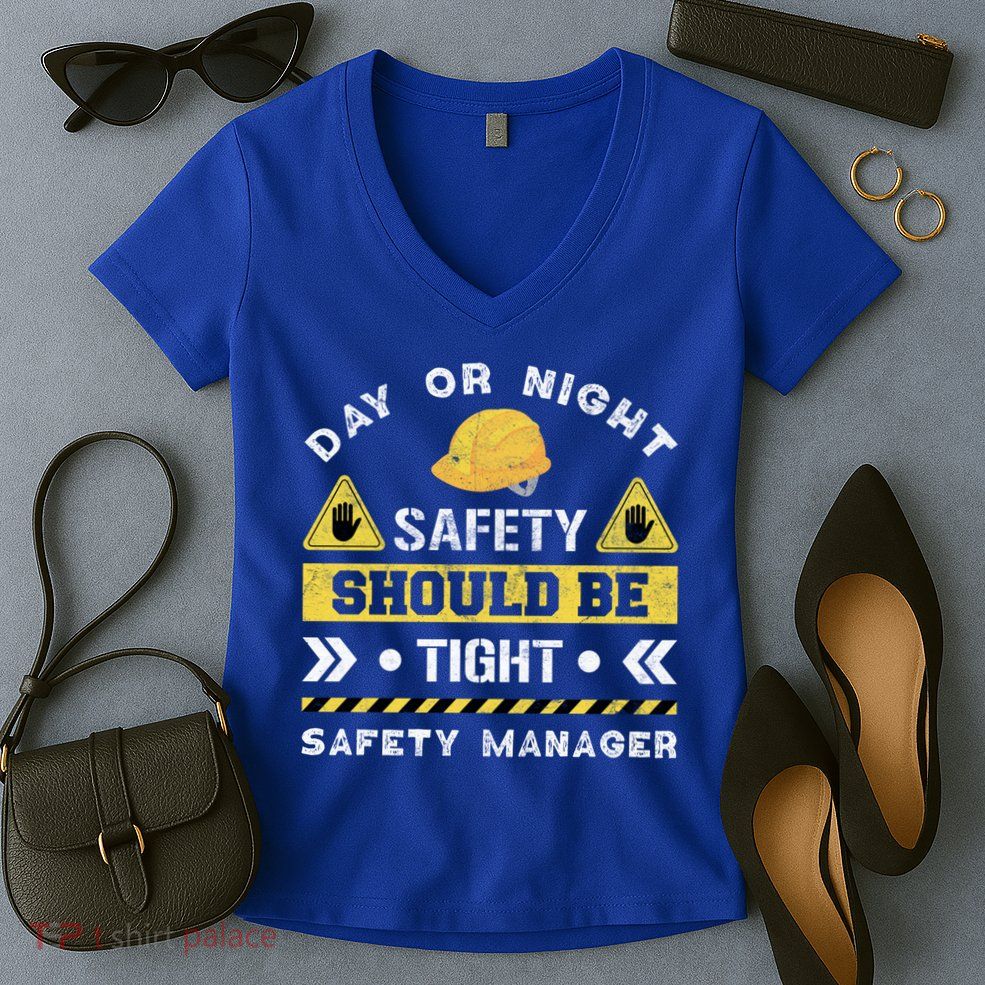 Security Safety Officer Security Officer Safety Ager Meaningful Gift Women's V-Neck T-Shirt