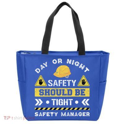 Security Safety Officer Security Officer Safety Ager Meaningful Gift Zip Tote Bag