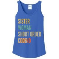 Sister Short Order Cook Legend Gift Ladies Essential Tank