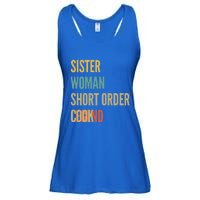 Sister Short Order Cook Legend Gift Ladies Essential Flowy Tank