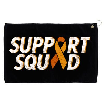 Support Squad Orange Ribbon Kidney Cancer Awareness Gift Grommeted Golf Towel