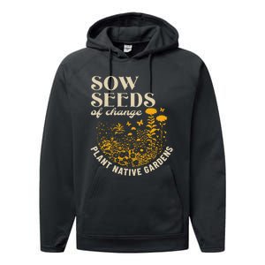 Sow Seeds Of Change Plant Native Gardens Performance Fleece Hoodie