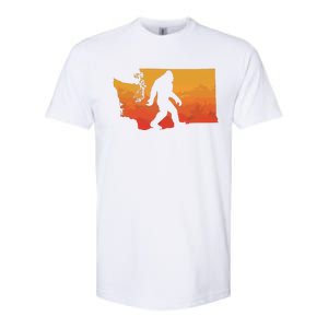 Squatchington State Of Washington Bigfoot Believer Graphic Softstyle CVC T-Shirt