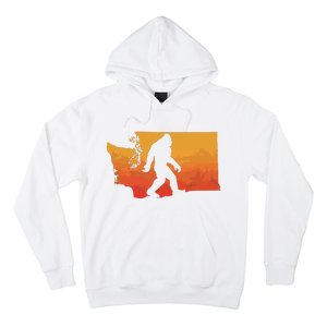 Squatchington State Of Washington Bigfoot Believer Graphic Hoodie