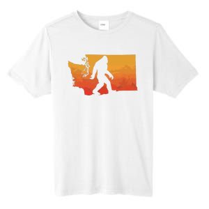 Squatchington State Of Washington Bigfoot Believer Graphic Tall Fusion ChromaSoft Performance T-Shirt