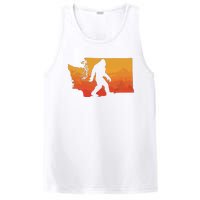 Squatchington State Of Washington Bigfoot Believer Graphic PosiCharge Competitor Tank