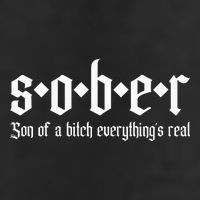 Sober Son Of A Bitch Everythings Real Alcoholics Aa Recovery Cool Comfort Performance Bucket Hat