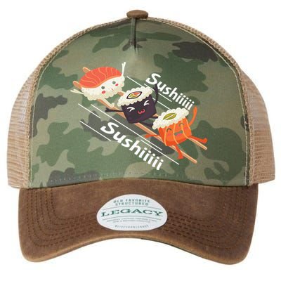 Sushi Sliding On Chopsticks Funny Graphic Plus Size Shirt For Girl Boy Unisex Legacy Tie Dye Trucker Hat
