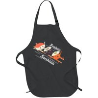 Sushi Sliding On Chopsticks Funny Graphic Plus Size Shirt For Girl Boy Unisex Apron